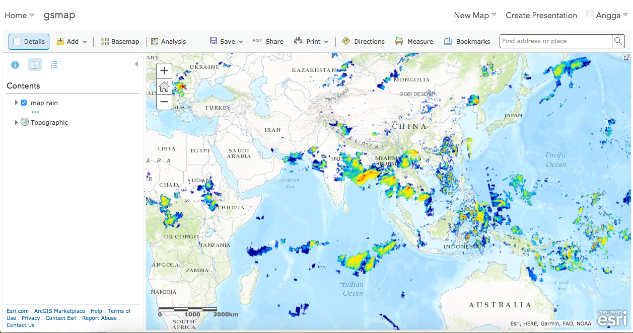 kml in web map